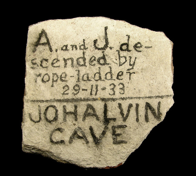 NAME Joalvin Cave ladder descent 19331129 DSCN6335